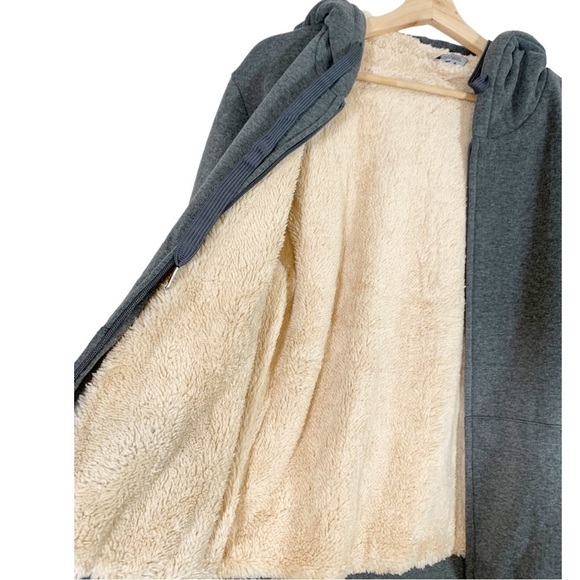 Swisswell Winter Fleece Sherpa Lined Zip up Hooded Jacket Size Medium - Picture 8 of 11